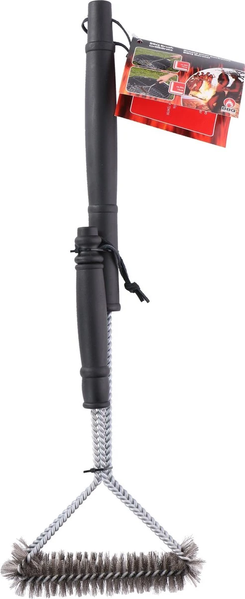 Lot De 2 Brosses De Nettoyage Pour Barbecue En Acier Inoxydable - 2 Pièces - Accessoires De Nettoyage Pour Barbecue 4 Lot De 2 Brosses De Nettoyage Pour Barbecue En Acier Inoxydable - 2 Pièces - Accessoires De Nettoyage Pour Barbecue – Image 2