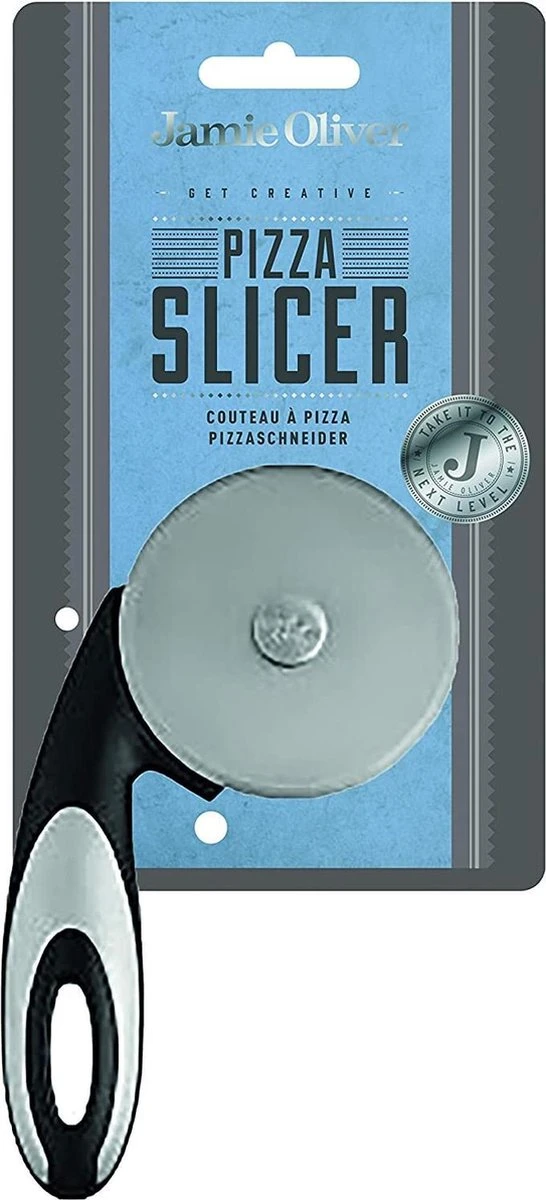 Pierre à Pizza Jamie Oliver - Ø 33 Cm + JO Coupe- Pizza En Acier Inoxydable - Ensemble De Service à Pizza 6 Pierre à Pizza Jamie Oliver - Ø 33 Cm + JO Coupe- Pizza En Acier Inoxydable - Ensemble De Service à Pizza – Image 4