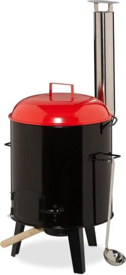 Relaxdays à Goulasch - Cuisine De Campagne - Bouilloire à Goulasch - Barbecue Au Charbon De Bois Avec Grille -Magasin D'Accessoires Pour Barbecue 551x1200
