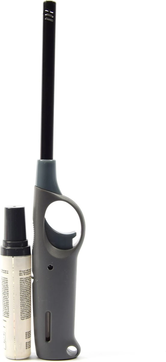 Briquet 2 Pièces Avec Recharge - Briquet à Gaz Avec Recharge 2X Grijs Et Blauw - Briquet Rechargeable Rechargeable - Protection Enfant - Réglage De La Flamme - Indicateur De Carburant - 4 Briquet 2 Pièces Avec Recharge - Briquet à Gaz Avec Recharge 2X Grijs Et Blauw - Briquet Rechargeable Rechargeable - Protection Enfant - Réglage De La Flamme - Indicateur De Carburant - – Image 2