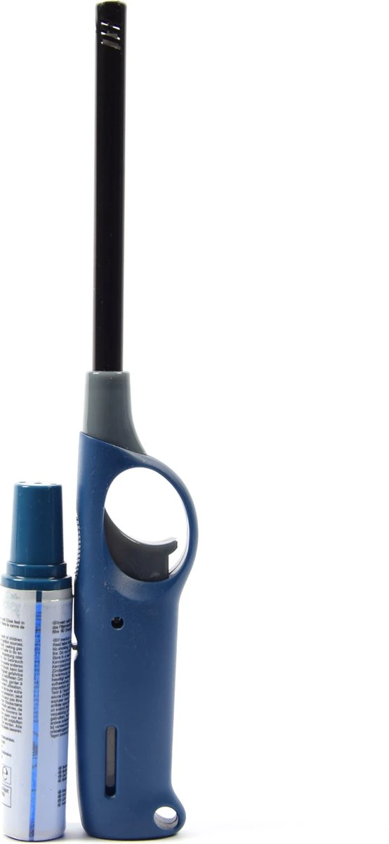 Briquet 2 Pièces Avec Recharge - Briquet à Gaz Avec Recharge 2X Grijs Et Blauw - Briquet Rechargeable Rechargeable - Protection Enfant - Réglage De La Flamme - Indicateur De Carburant - 5 Briquet 2 Pièces Avec Recharge - Briquet à Gaz Avec Recharge 2X Grijs Et Blauw - Briquet Rechargeable Rechargeable - Protection Enfant - Réglage De La Flamme - Indicateur De Carburant - – Image 3