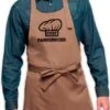 Tablier De Cuisine Chef Pancake - Tablier De Cuisine Avec Texte - Vaderdag Des Pères Fête Des Mères Anniversaire Anniversaire - Beige -Magasin D'Accessoires Pour Barbecue 565x1200