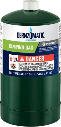 Bernzomatic Propane "Camping / Graisse" Bouteille Jetable / Cartouche De Gaz - TX916 Connexion "CGA600 US" - 453 Grammes