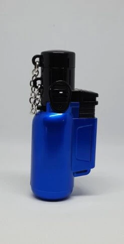 Brûleur à Gaz - Briquet Storm - Briquet - Coupe-vent - Rechargeable - Rechargeable - Blauw Métallique - Droit