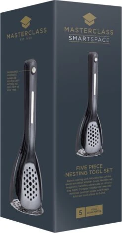 KitchenCraft MasterClass Smart Space Set De Couverts Magnétiques - Silicone Zwart 9 X 9 X 30 Cm -Magasin D'Accessoires Pour Barbecue 627x1200 1