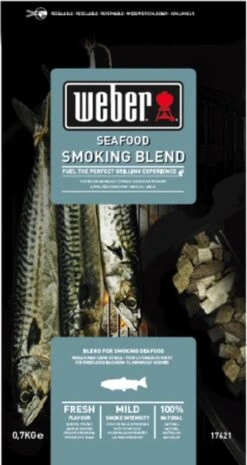 Weber 3 Morceaux Mélange De Copeaux De Bois 0,7 Kg Fruits De Mer Mélange De Copeaux De Wood