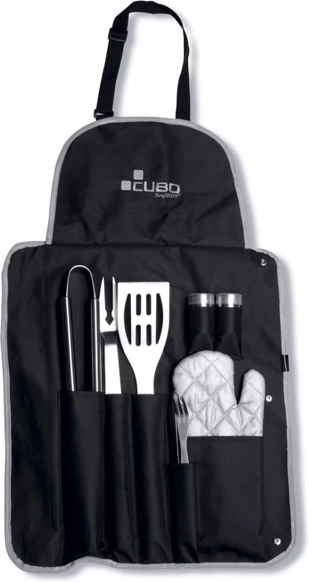 FRITEL Barbecue électrique/grill De Table BBQ 3256 + BERGHOFF Ensemble Barbecue 9 Pièces En Tablier Cubo Line 9 FRITEL Barbecue électrique/grill De Table BBQ 3256 + BERGHOFF Ensemble Barbecue 9 Pièces En Tablier Cubo Line – Image 7