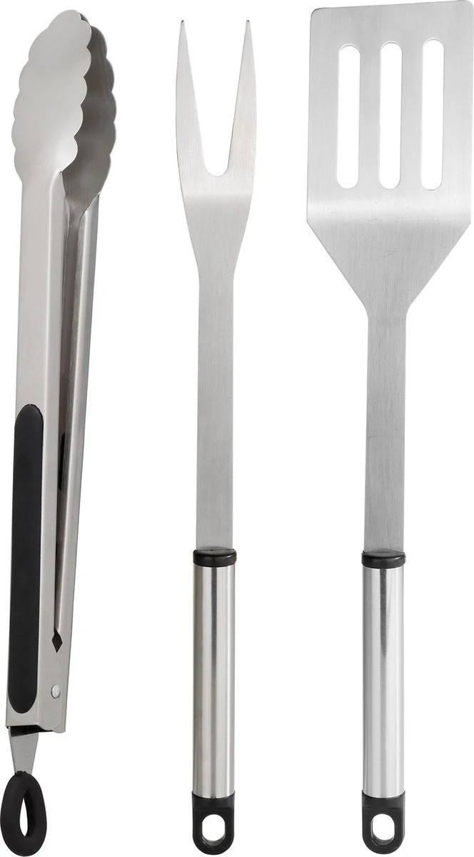 Ensemble D'outils Pour BBQ/ Barbecue 4 Pièces En Acier Inoxydable Avec Brosse De Nettoyage 43 Cm 5 Ensemble D'outils Pour BBQ/ Barbecue 4 Pièces En Acier Inoxydable Avec Brosse De Nettoyage 43 Cm – Image 3