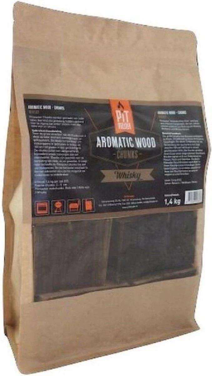 Pitmaster Morceaux De Bois à Fumer - Whisky 1.4KG 3 Pitmaster Morceaux De Bois à Fumer - Whisky 1.4KG