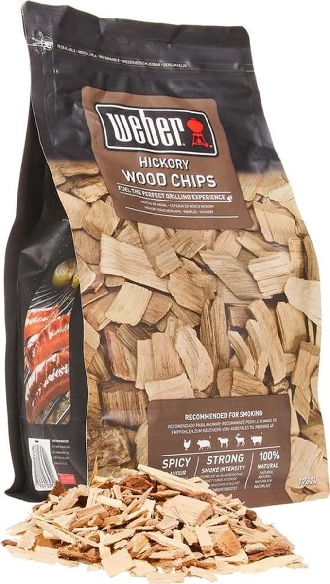 Copeaux De Bois Pour BBQ Weber Copeaux De Wood' Hickory - 700 Gr 3 Copeaux De Bois Pour BBQ Weber Copeaux De Wood' Hickory - 700 Gr