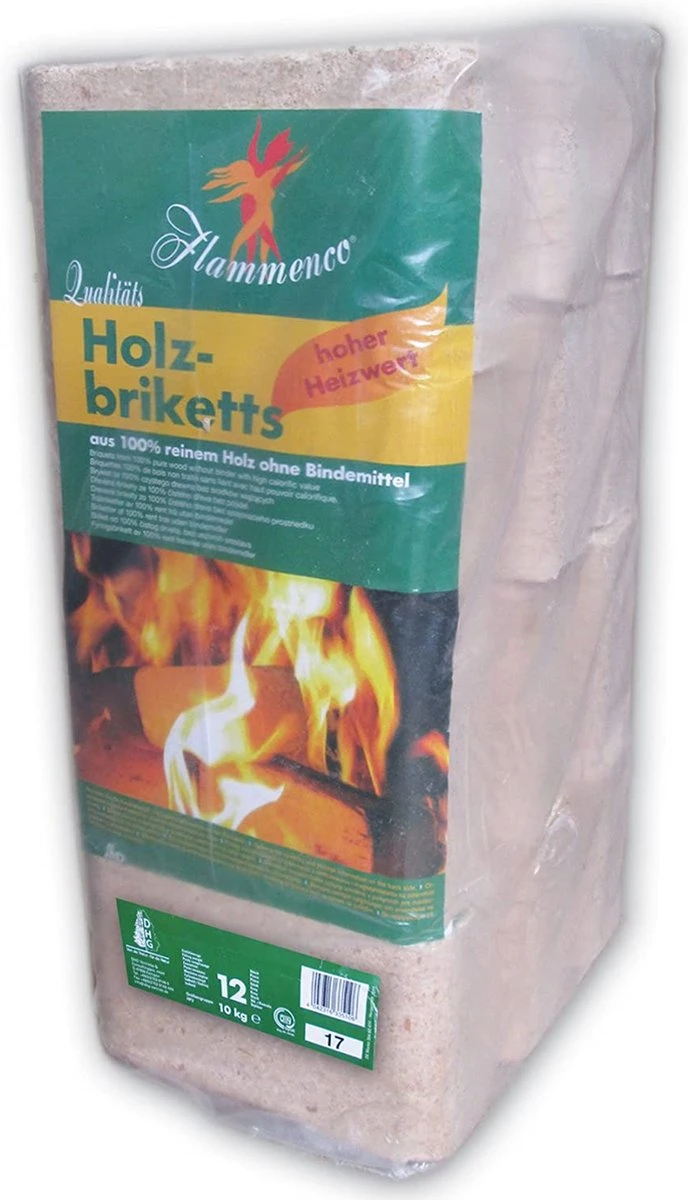 Flamenco Wood Briquettes 12 Pièces, Au Total Pour 10 Kg De Briquettes Non Collées 100% Bois 4 Flamenco Wood Briquettes 12 Pièces, Au Total Pour 10 Kg De Briquettes Non Collées 100% Bois – Image 2