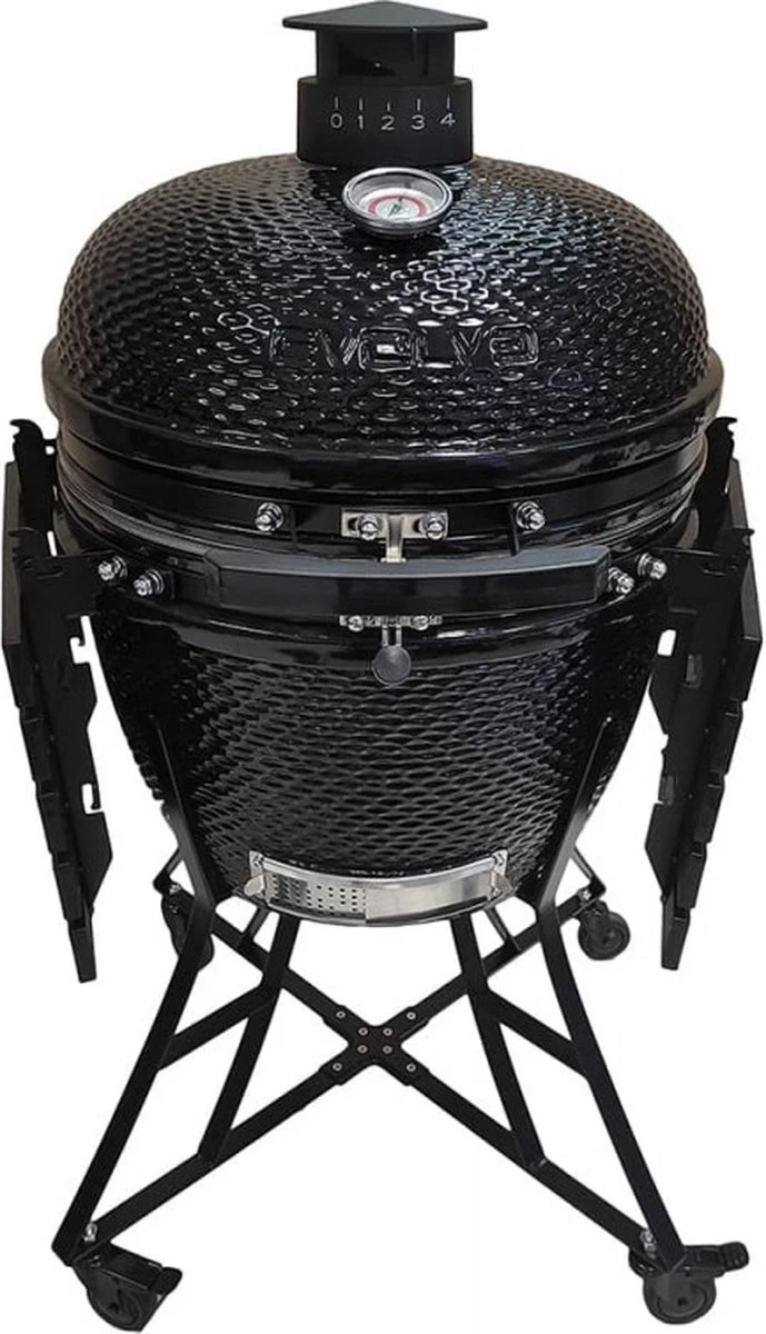 Evolve Advanced - Barbecue Kamado 24" / 61 CM / XXL - Accessoires Gratuits Inclus - Parois En Céramique - Forme D'oeuf - Chaleur Directe + Chaleur Indirecte - Ventilation Professionnelle - Thermomètre Intelligent 5 Evolve Advanced - Barbecue Kamado 24" / 61 CM / XXL - Accessoires Gratuits Inclus - Parois En Céramique - Forme D'oeuf - Chaleur Directe + Chaleur Indirecte - Ventilation Professionnelle - Thermomètre Intelligent – Image 3