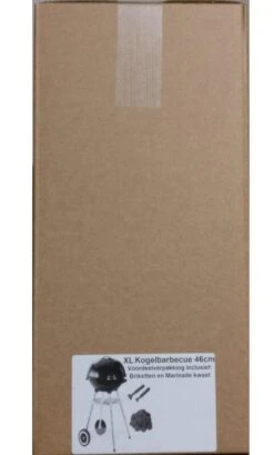 Barbecue à Charbon De Bois XL 47 CM Comprenant 4 KG De Briquettes Et 2 Glands De Marinade Et Housse De Barbecue - Pack économique - Barbecue à Boules -Magasin D'Accessoires Pour Barbecue 724x1200