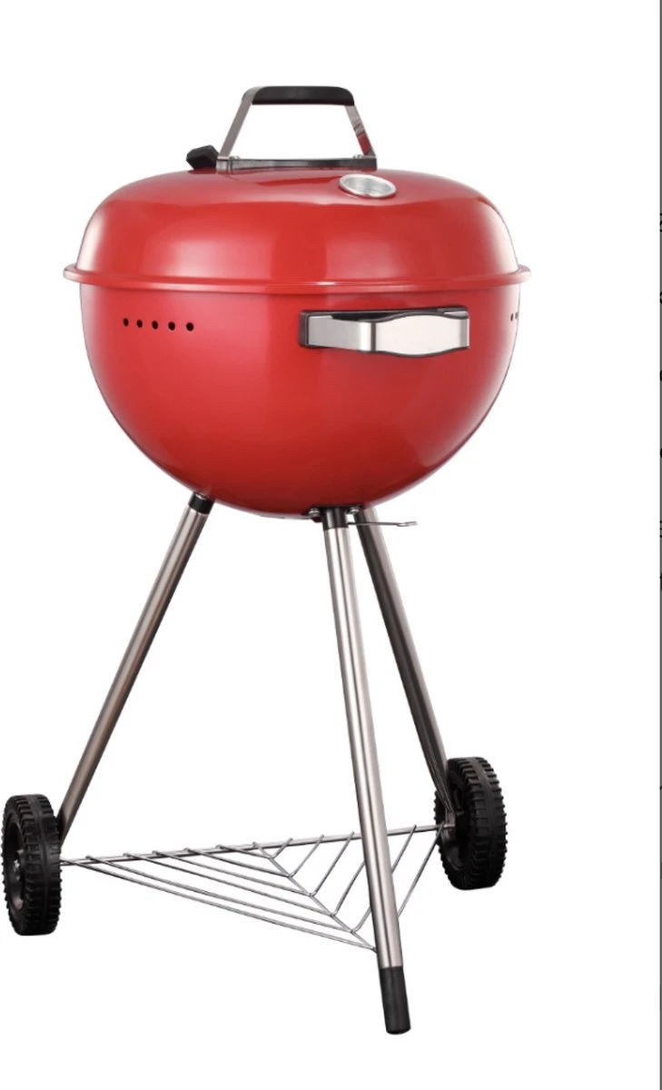 Luxaliving - Barbecue à Charbon - Barbecue Boule Kogelbarbecue X H90 Centimètres - Barbecue Rond - Barbecue Sur Roues - Rouge - Métal 9 Luxaliving - Barbecue à Charbon - Barbecue Boule Kogelbarbecue X H90 Centimètres - Barbecue Rond - Barbecue Sur Roues - Rouge - Métal – Image 7