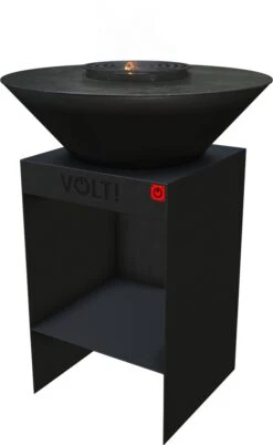 VOLT! Barbecue Dutch Fire Bowl - Brasero Avec Rangement Pour Bois Pour Extérieur - Cuisine D'extérieur - Plaque De Gril - Plancha Barbecue - Grille De Gril - Anneau De Gril -Magasin D'Accessoires Pour Barbecue 738x1200