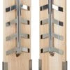 Relaxdays Smoke Board Set De 2 Pièces - Support En Acier Inoxydable - Bois De Cèdre - Planche à Saumon - Barbecue -Magasin D'Accessoires Pour Barbecue 744x1200
