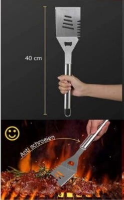 Beautiful BBQ Set Inox Long BBQ Pinces - Fourchette - Pinces à Viande - Top Produit -Magasin D'Accessoires Pour Barbecue 745x1200