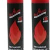 2x Pièces Briquet Gaz - Rechargeable - 600ml - Gaz Butane - A Recharger - Bouteille De Gaz -Magasin D'Accessoires Pour Barbecue 772x1200