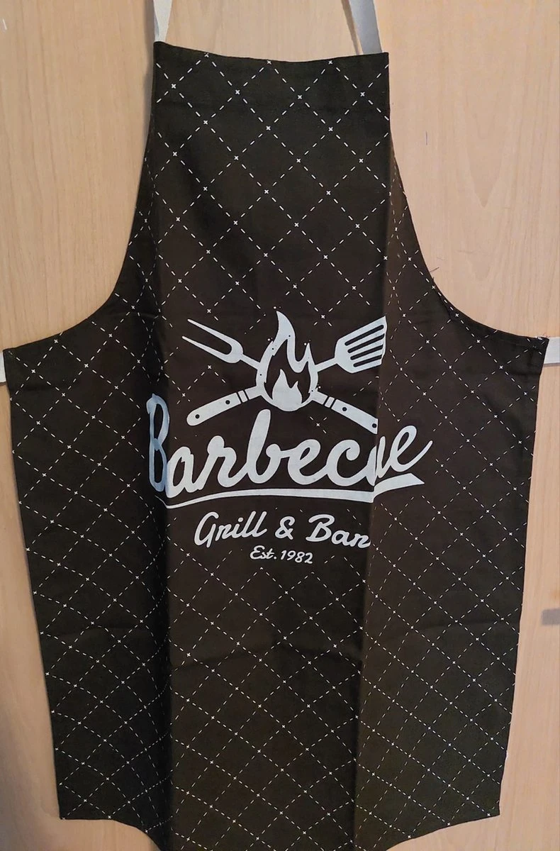 Tablier De Barbecue - Grijs - Barbecue Grill & Bar - 84 X 60 Cm - Tablier De BBQ - Accessoire De Barbecue 3 Tablier De Barbecue - Grijs - Barbecue Grill & Bar - 84 X 60 Cm - Tablier De BBQ - Accessoire De Barbecue