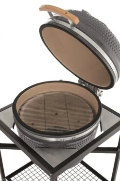 Landmann - Kamado - 26 Pouces - Grijs - Modèle De Table - Surface De Cuisson De 57 Cm - Avec Thermomètre - Avec Base Et Poignées - Double Paroi Et Isolé - Oeuf BBQ -Magasin D'Accessoires Pour Barbecue 799x1200 9