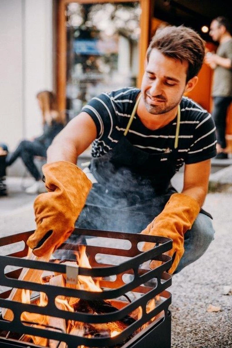 Tablier De BBQ Höfats - Avec Serviette - 77×66 Cm - 35% Coton, 65% Polyester 6 Tablier De BBQ Höfats - Avec Serviette - 77×66 Cm - 35% Coton, 65% Polyester – Image 4