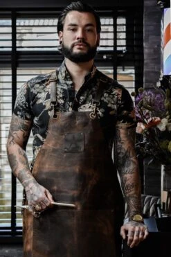 Tablier De BBQ En Cuir Donders 1860 | Cuir Véritable, Taille Unique Et Entièrement Réglable -Magasin D'Accessoires Pour Barbecue 800x1200 91