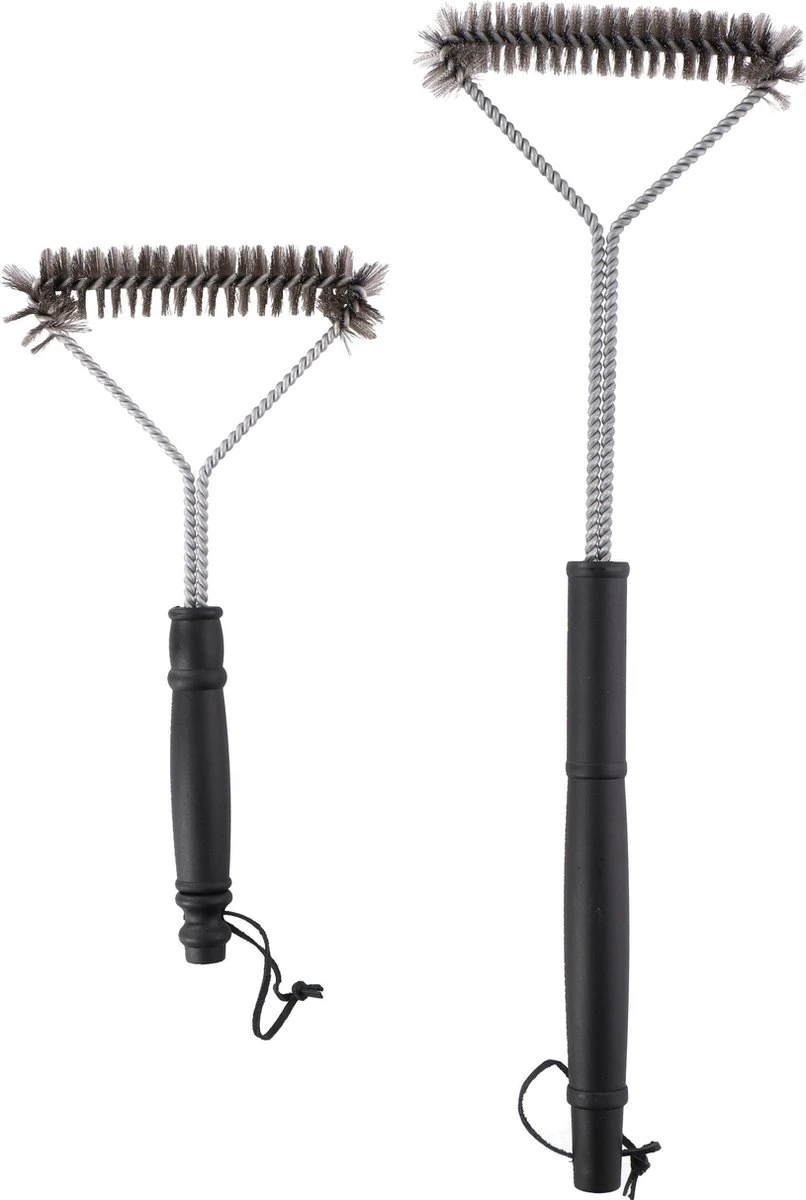Lot De 2 Brosses De Nettoyage Pour Barbecue En Acier Inoxydable - 2 Pièces - Accessoires De Nettoyage Pour Barbecue 3 Lot De 2 Brosses De Nettoyage Pour Barbecue En Acier Inoxydable - 2 Pièces - Accessoires De Nettoyage Pour Barbecue