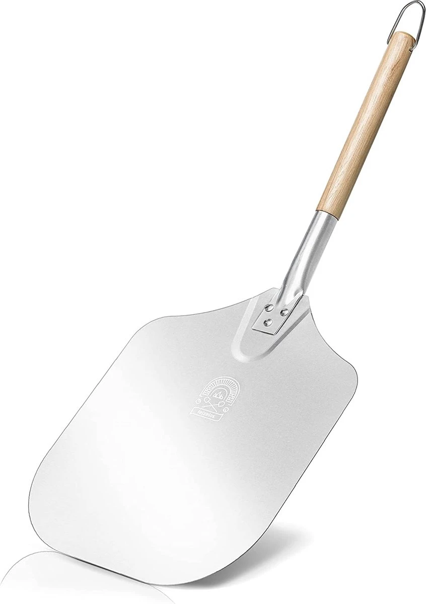 Pelle à Pizza - Spatule à Pizza Ronde - Avec Manche - BBQ Et Four - Qualité Premium 3 Pelle à Pizza - Spatule à Pizza Ronde - Avec Manche - BBQ Et Four - Qualité Premium