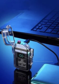 Briquet électrique à Plasma | Rechargeable Par USB | Résistant Au Vent Et Aux Tempêtes | Pour Les Feux D'artifice - Amateurs De Pyrotechnie | Noir -Magasin D'Accessoires Pour Barbecue 850x1200