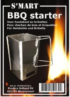 S'MART Briquettes Starter RVS - Démarreur De Cheminée Pliable Pour Environ 2-3kg De Briquettes - Démarreur Rapide Pour Charbon De Bois Et Briquettes - Taille 16x16x29cm 13 S'MART Briquettes Starter RVS - Démarreur De Cheminée Pliable Pour Environ 2-3kg De Briquettes - Démarreur Rapide Pour Charbon De Bois Et Briquettes - Taille 16x16x29cm -Magasin D'Accessoires Pour Barbecue 866x1200 3