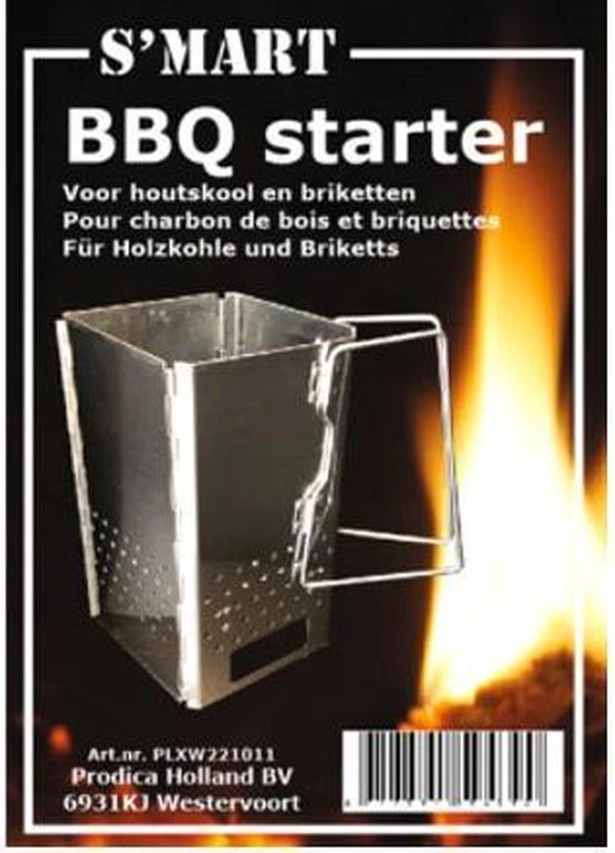 S'MART Briquettes Starter RVS - Démarreur De Cheminée Pliable Pour Environ 2-3kg De Briquettes - Démarreur Rapide Pour Charbon De Bois Et Briquettes - Taille 16x16x29cm 8 S'MART Briquettes Starter RVS - Démarreur De Cheminée Pliable Pour Environ 2-3kg De Briquettes - Démarreur Rapide Pour Charbon De Bois Et Briquettes - Taille 16x16x29cm – Image 6
