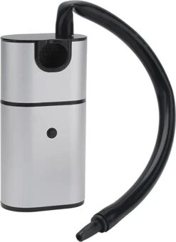 Fumoir Alimentaire - Avec Copeaux De Bois - Boîte à Fumer - Appareil à Fumer - Smokers - Pistolet à Smoking - Pistolet à Fumer - Métal - Argent