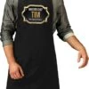 Cadeau Prénom Master Chef Tim Tablier De Cuisine / Tablier Barbecue Noir Pour Homme / Homme - Cadeau Fête Des Pères / Anniversaire / Retraite -Magasin D'Accessoires Pour Barbecue 874x1200 19