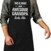Awesome Grand-père Cadeau Barbecue/tablier De Cuisine Noir Pour Homme - Cadeau Barbecue Tablier / Anniversaire -Magasin D'Accessoires Pour Barbecue 874x1200 5