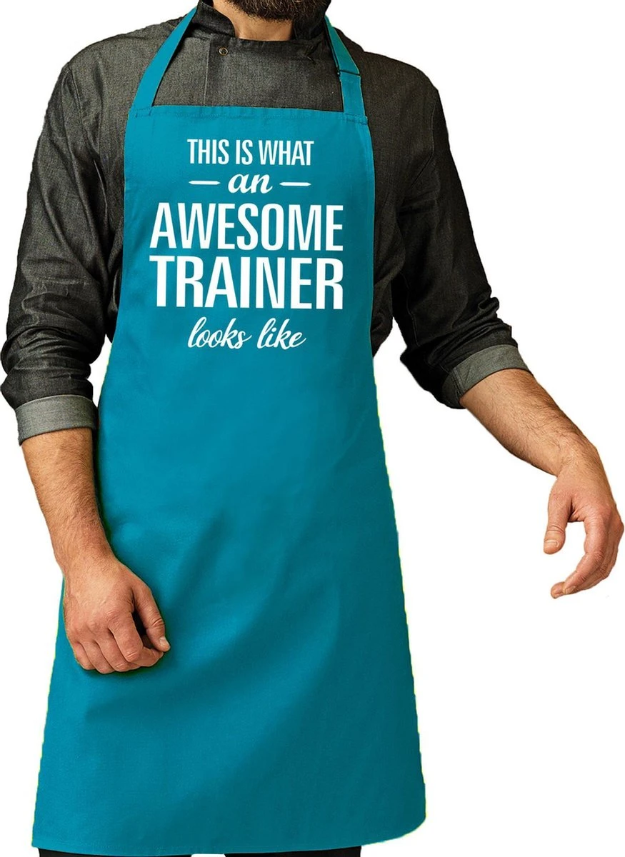 Awesome Cadeau Formateur Barbecue / Tablier De Cuisine Bleu Turquoise Pour Homme - Tablier Barbecue Cadeau Formateur / Anniversaire 3 Awesome Cadeau Formateur Barbecue / Tablier De Cuisine Bleu Turquoise Pour Homme - Tablier Barbecue Cadeau Formateur / Anniversaire
