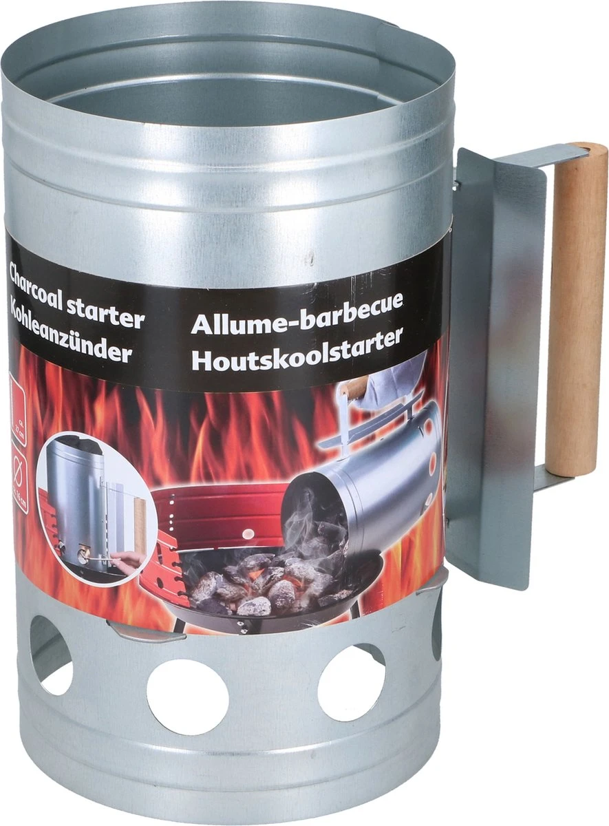 Briquettes Pour BBQ /allume-charbon Avec Manche En Bois 27 Cm - Avec Pelle à Charbon Noir 37 Cm 5 Briquettes Pour BBQ /allume-charbon Avec Manche En Bois 27 Cm - Avec Pelle à Charbon Noir 37 Cm – Image 3