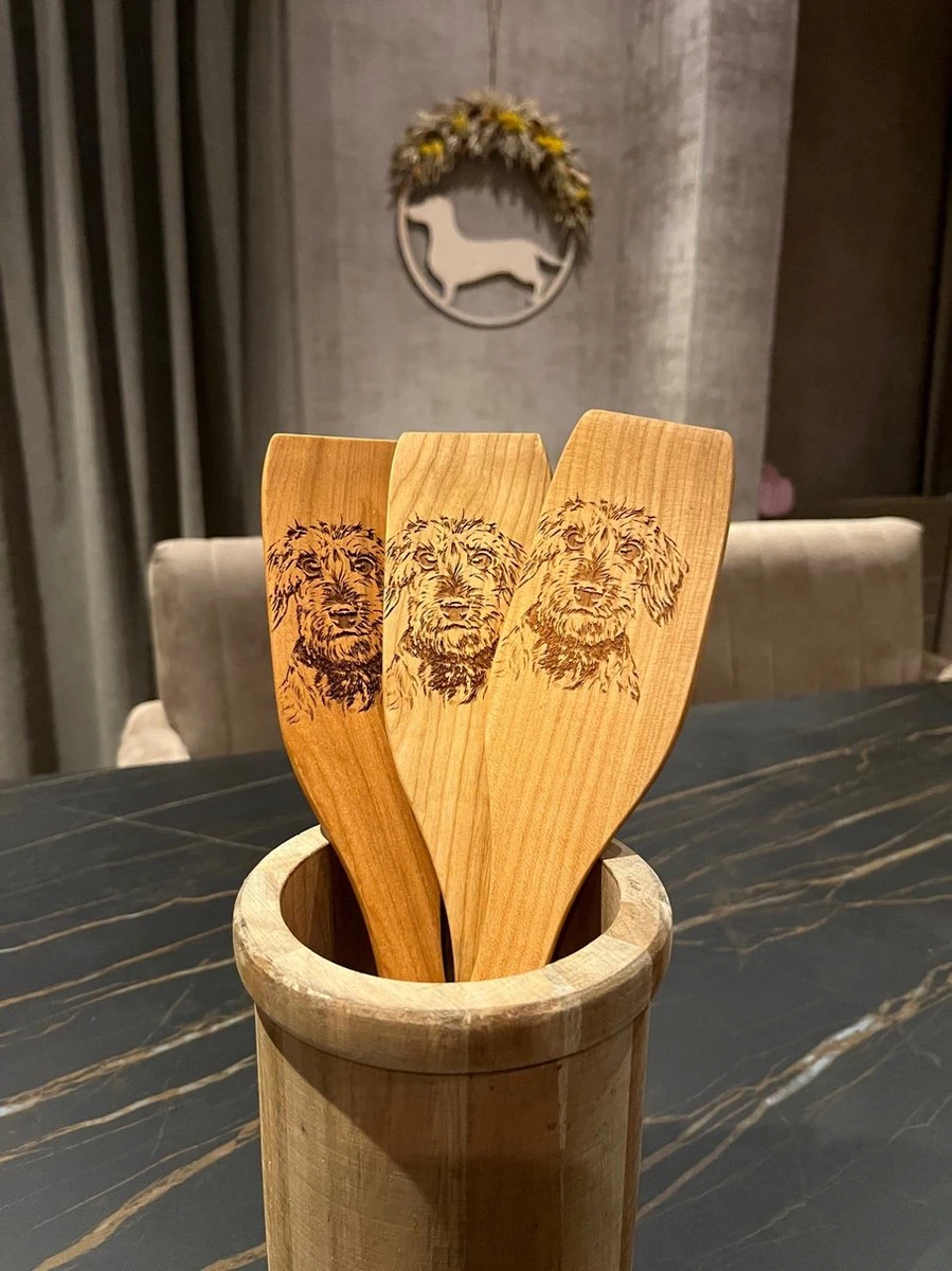 Teckel - Teckel à Poil Dur - Spatule - Spatule De Cuisine - Torchon - Chiffon De Nettoyage 5 Teckel - Teckel à Poil Dur - Spatule - Spatule De Cuisine - Torchon - Chiffon De Nettoyage – Image 3