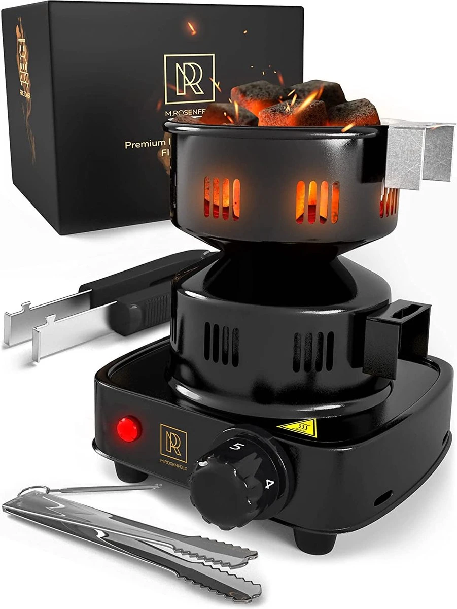 M. Rosenfeld Allume-charbon électrique - Fire Tower 3.0 Allume-charbon Avec Câble Extra Long De 150 Cm, Panier à Charbon Amovible Et 2 Pinces. 3 M. Rosenfeld Allume-charbon électrique - Fire Tower 3.0 Allume-charbon Avec Câble Extra Long De 150 Cm, Panier à Charbon Amovible Et 2 Pinces.