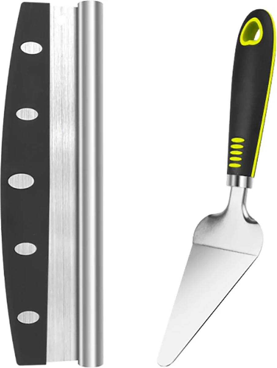 Brango Pizza Baker Accessoires De Vêtements Pour Bébé 2 Pièces - Coupe-pizza - Spatule à Pizza - Préparer Et Servir La Pizza - Ustensiles De Cuisine - Acier Inoxydable 3 Brango Pizza Baker Accessoires De Vêtements Pour Bébé 2 Pièces - Coupe-pizza - Spatule à Pizza - Préparer Et Servir La Pizza - Ustensiles De Cuisine - Acier Inoxydable