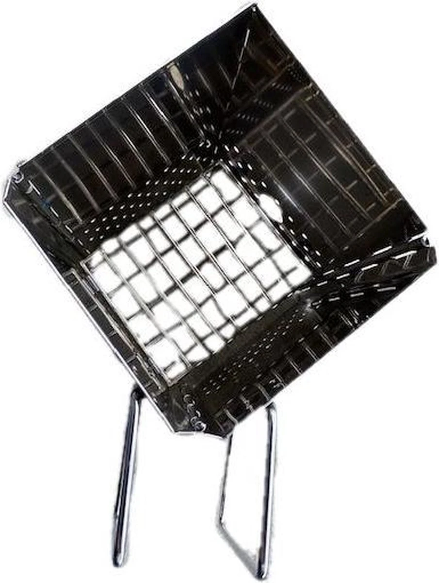 S'MART Briquettes Starter RVS - Démarreur De Cheminée Pliable Pour Environ 2-3kg De Briquettes - Démarreur Rapide Pour Charbon De Bois Et Briquettes - Taille 16x16x29cm 5 S'MART Briquettes Starter RVS - Démarreur De Cheminée Pliable Pour Environ 2-3kg De Briquettes - Démarreur Rapide Pour Charbon De Bois Et Briquettes - Taille 16x16x29cm – Image 3