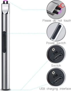 Staza - Briquet électrique Long Rechargeable - Briquet Plasma Durable - Emballage Cadeau Inclus - BBQ - Bougies - Grijs 11 Staza - Briquet électrique Long Rechargeable - Briquet Plasma Durable - Emballage Cadeau Inclus - BBQ - Bougies - Grijs -Magasin D'Accessoires Pour Barbecue 936x1200 2
