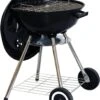 Barbecue à Charbon De Bois - Bullet Barbecue - Surface De Gril Ø45Cm - BBQ De Luxe - Avec Roues - Réglable - Avec Couvercle - Mobile - Zwart -Magasin D'Accessoires Pour Barbecue 957x1200