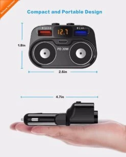 Adaptateur Secteur Pour Allume-cigare 200 W, Chargeur De Voiture USB C Avec Power 20 W 3.0 Et QC 3.0 Pour IPhone 13 Pro Max/13/12/11/11 Pro/X/8/7, Samsung Galaxy S20 S21 A52, Oppo Et Plus -Magasin D'Accessoires Pour Barbecue 959x1200 2
