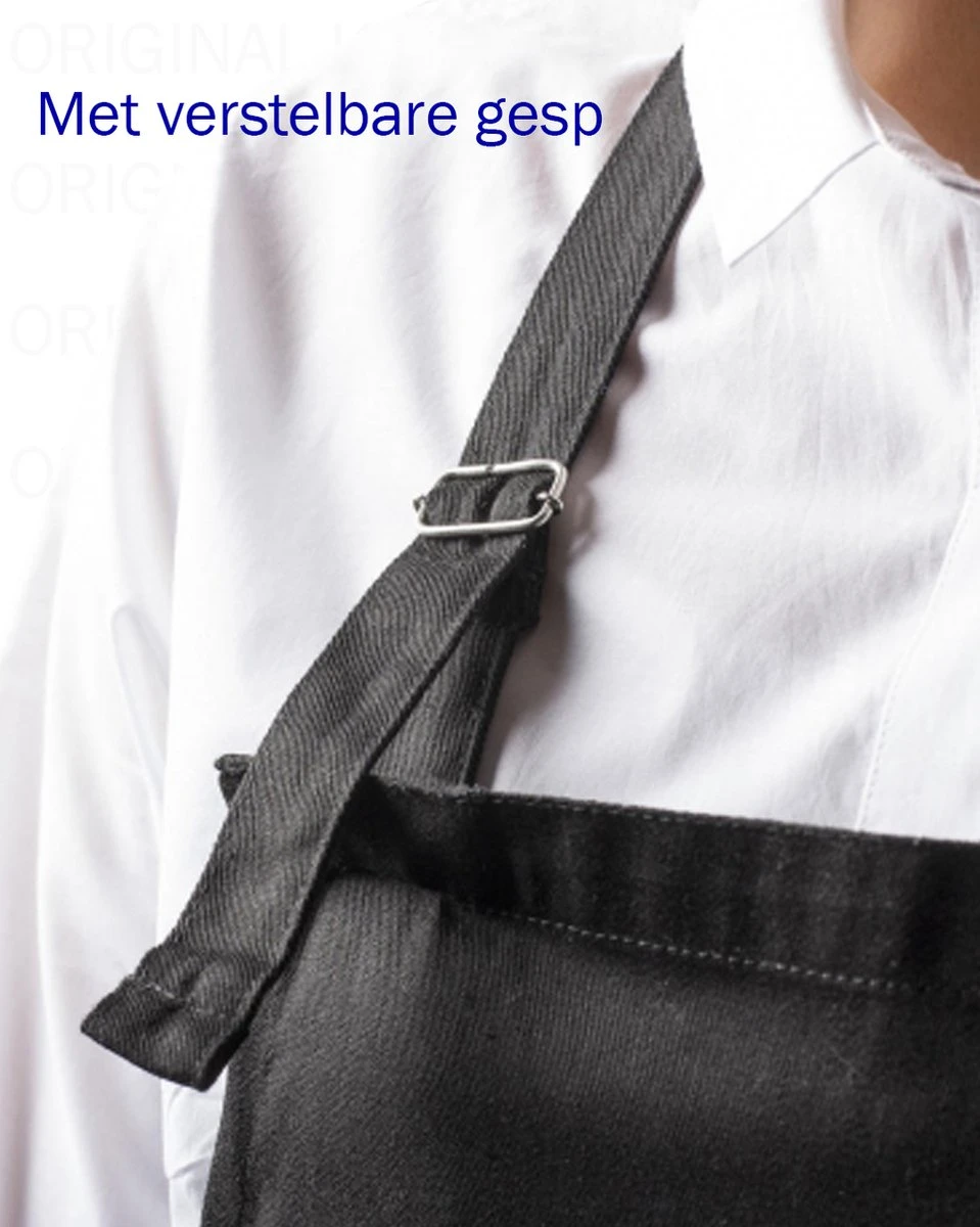 Tablier Unisexe MASTERCHEF - Zwart - Tablier De Cuisine - Tablier De BBQ - Tablier De Service - Textes Amusants - Kwoots - Pour Hommes Et Femmes - Réglable - Lavable - Cadeau 5 Tablier Unisexe MASTERCHEF - Zwart - Tablier De Cuisine - Tablier De BBQ - Tablier De Service - Textes Amusants - Kwoots - Pour Hommes Et Femmes - Réglable - Lavable - Cadeau – Image 3