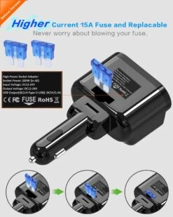 Adaptateur Secteur Pour Allume-cigare 200 W, Chargeur De Voiture USB C Avec Power 20 W 3.0 Et QC 3.0 Pour IPhone 13 Pro Max/13/12/11/11 Pro/X/8/7, Samsung Galaxy S20 S21 A52, Oppo Et Plus -Magasin D'Accessoires Pour Barbecue 960x1200 2