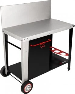 Somagic 919147 Desserte Mã©Tal Sur Chariot Pour Plancha, Multicolore -Magasin D'Accessoires Pour Barbecue 960x1200