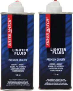 Borvat® | Liquide | 2 X 133 Ml | Rembourrage Briquet Zippo | Esprit Briquet | Match D'argent | Pour Remplir Va