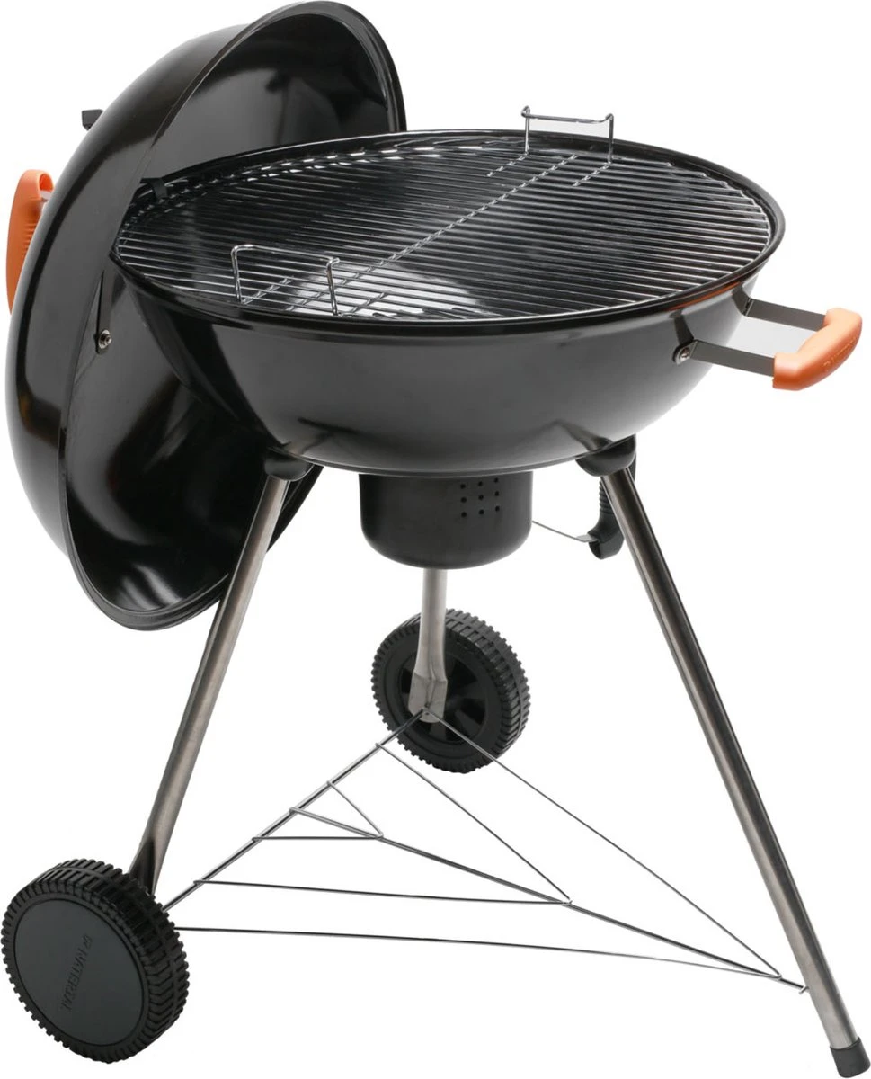 NATERIAL - Barbecue à Charbon PHOENIX ALPHA - 8 Personnes - Ø 57 Cm - H. 97 Cm - Acier émaillé - Zwart - Barbecue Boule 3 NATERIAL - Barbecue à Charbon PHOENIX ALPHA - 8 Personnes - Ø 57 Cm - H. 97 Cm - Acier émaillé - Zwart - Barbecue Boule