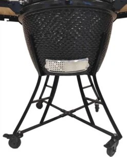 Série Evolve Econ - Barbecue Kamado 24" / 61 CM / XXL - Avec étagères De Table En Bois - Accessoires Gratuits Inclus - Parois En Céramique - Forme D'œuf - Chaleur Directe + Chaleur Indirecte - Ventilation Professionnelle - Thermomètre Intelligent -Magasin D'Accessoires Pour Barbecue 970x1200 1