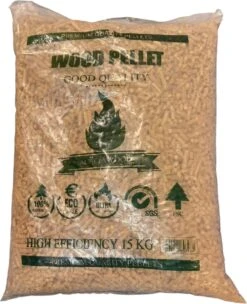 HERMANN PELLET MEISTER - Granulés Pour Poêle à Granulés - 1 Sac De 15KG - Granulés Granulés 6mm - Chauffage Granulés De Bois 100% BOIS - Classe A1